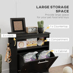 Pet Feeder Station Storage Cabinet